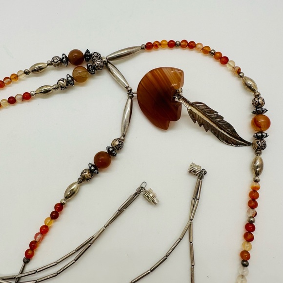 Vintage Totem Bear Southwestern Necklace - Picture 12 of 16